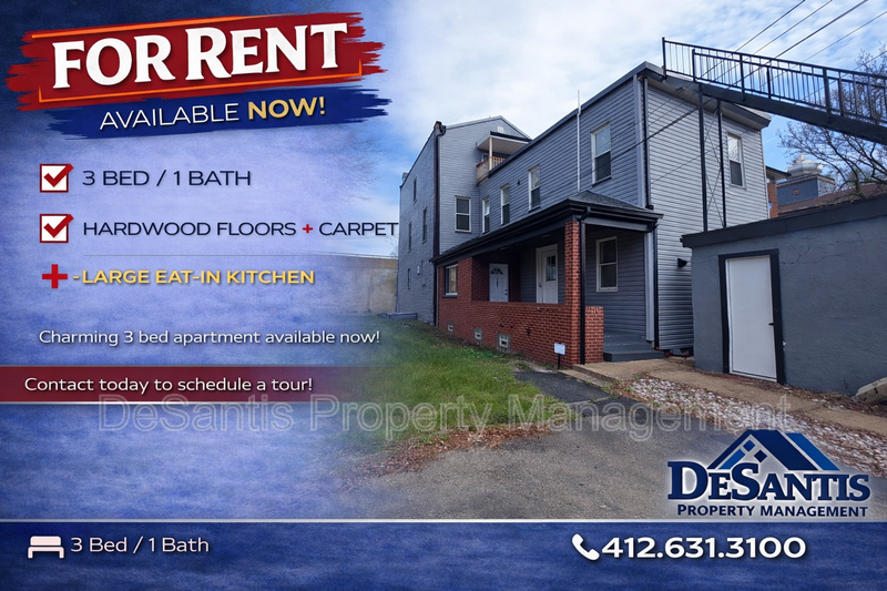 3-bedroom, 1-bath apartment in Wilmerding property image