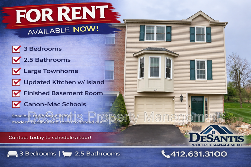 Large 3 Bedroom 2.5 bath townhome with additional finished room. property image