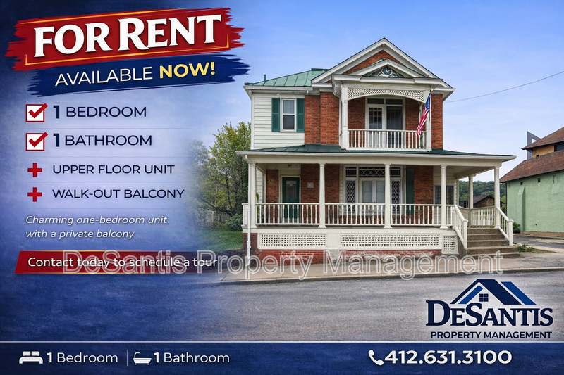 1 bed 1 bath upper-floor apartment with a private entrance in Waynesburg, PA property image
